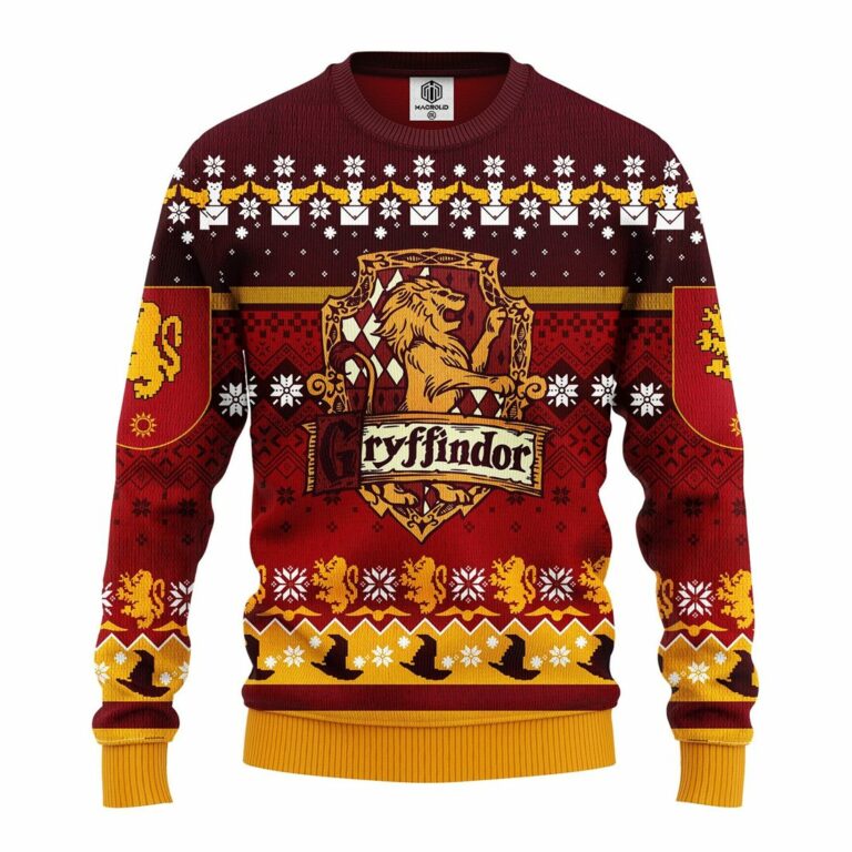 Harry Potter Gryffindor Xmas Ugly Christmas Sweatshirt