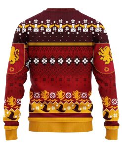 harry potter gryffindor xmas ugly christmas sweatshirt 2 jUmdb