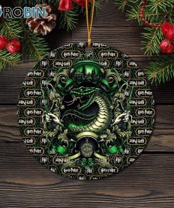 Harry Potter Slytherin Christmas Ornament Harry Potter Slytherin Christmas Ornament