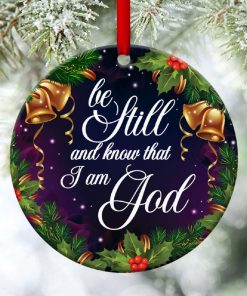 have faith in god christmas circle ornament 1 jTX0I