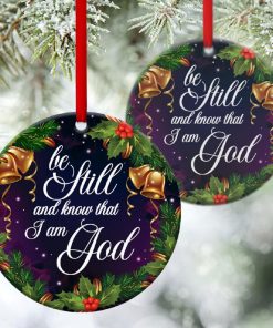 Have Faith In God Christmas Circle Ornament Have Faith In God Christmas Circle Ornament