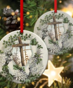 Have Faith In God Special Christian Circle Ornament