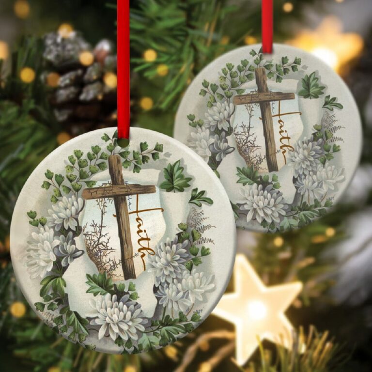 Have Faith In God Special Christian Circle Ornament