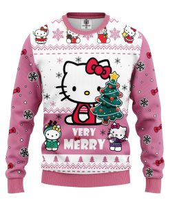hello kitty cute ugly christmas sweater 1 B51ml