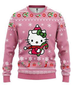 hello kitty pink ugly christmas sweater 1 afitdk