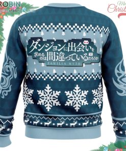 Hestia Familia Emblem Danmachi Ugly Christmas Sweater Hestia Familia Emblem Danmachi Ugly Christmas Sweater