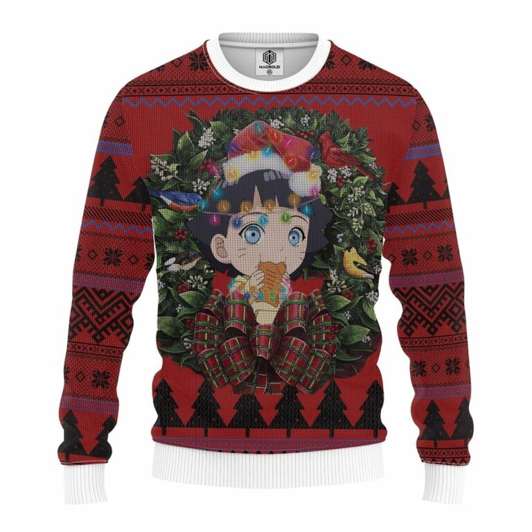 Himawari Crayon Shinchan Mc Ugly Christmas Sweatshirt