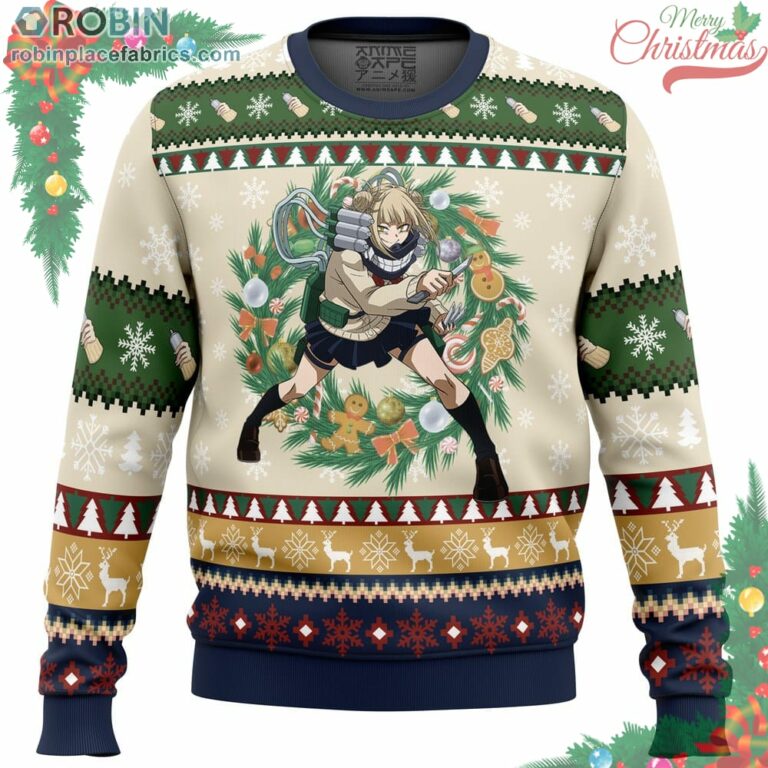Himiko Tora Christmas My Hero Academia Ugly Christmas Sweater