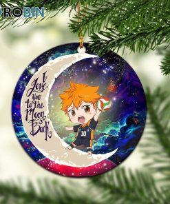 hinata haikyuu love you to the moon galaxy christmas ornament 1 zgdjei