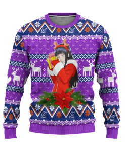 hinata hyuga ugly christmas sweatshirt custom naruto anime xmas gift 1 Bvhen