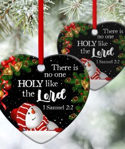 Holy Like The Lord Unique Christmas Heart Ornament Holy Like The Lord Unique Christmas Heart Ornament