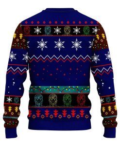 Home Alone Ugly Christmas Sweatshirt Blue