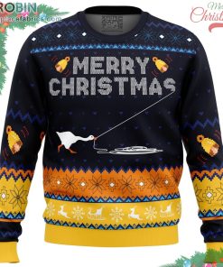 honked christmas untitled goose game ugly christmas sweater 130 3vxzT