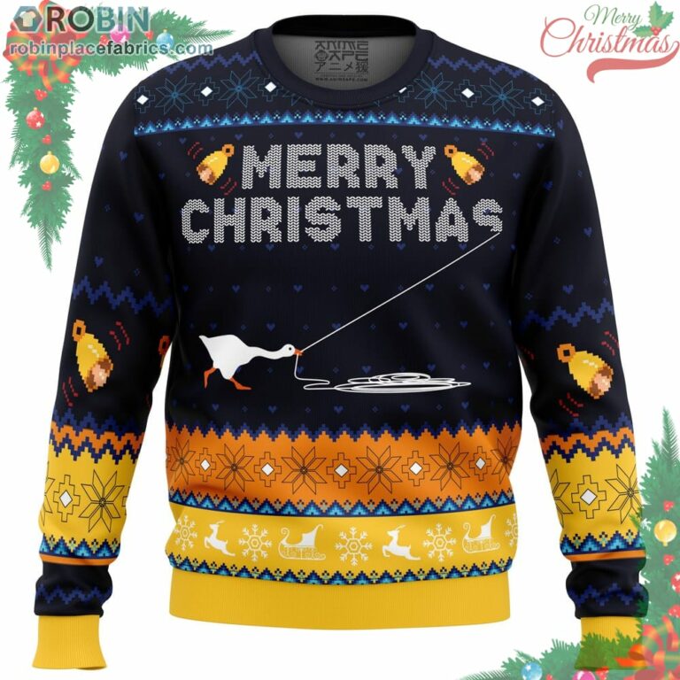 Honked Christmas Untitled Goose Game Ugly Christmas Sweater