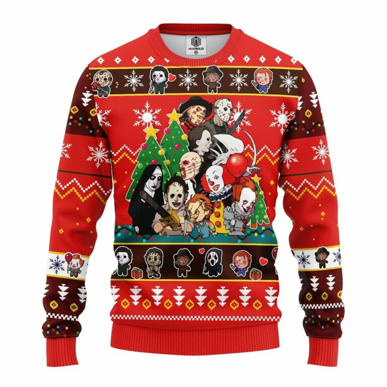 Horror Friends Ugly Christmas Sweater