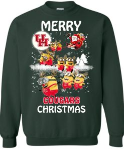 houston cougars minion ugly christmas sweater 3 kTaP2