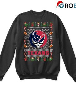 Houston Texans X Grateful Dead Ugly Christmas Sweatshirt