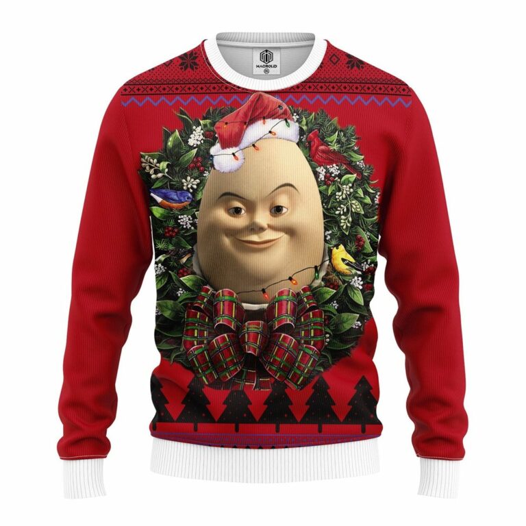 Humpty Dumpty Noel Mc Ugly Christmas Sweatshirt