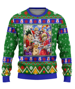 hunter x hunter anime ugly christmas sweatshirt characters xmas gift 1 CQvW5