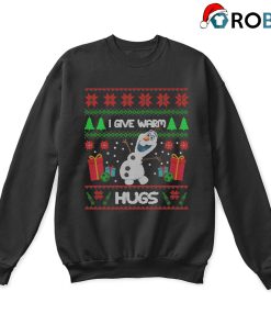 I Give Warm Hugs Olaf Frozen Christmas Ugly Sweatshirt