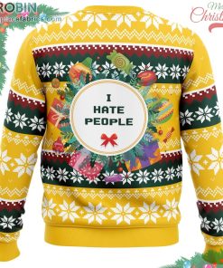 I Hate People Parody Ugly Christmas Sweater