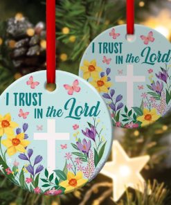 i trust in the lord elegant circle ornament 1 VjFyD