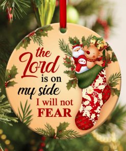 i will not fear lovely christian circle ornament 1 s73W7