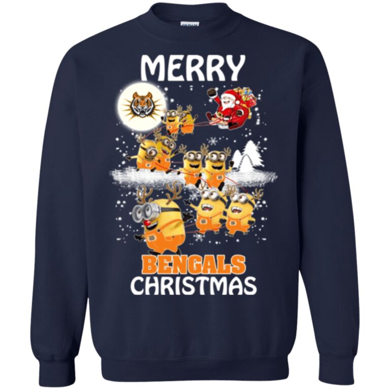 Idaho State Bengals Minion Ugly Christmas Sweatshirt