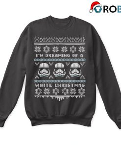 Im Dreaming Of A White Christmas Star Wars Ugly Sweatshirt