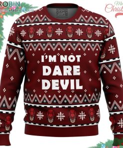 im not daredevil marvel ugly christmas sweater 123 QMtdI