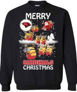 incarnate word cardinals minion ugly christmas sweatshirt 4 7MGZm