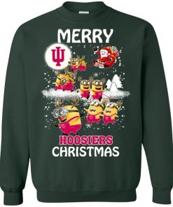 Indiana Hoosiers Minion Ugly Christmas Sweatshirt
