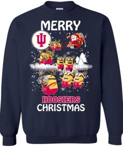 indiana hoosiers minion ugly christmas sweatshirt 4 Xpwhf