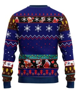 Inuyasha Anime Ugly Christmas Sweatshirt Blue