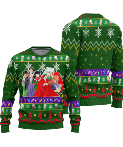 inuyasha anime ugly christmas sweatshirt inuyasha xmas gift 3 AcMAF