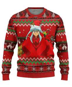 inuyasha ugly christmas sweatshirt anime xmas gift 1 6jM4c