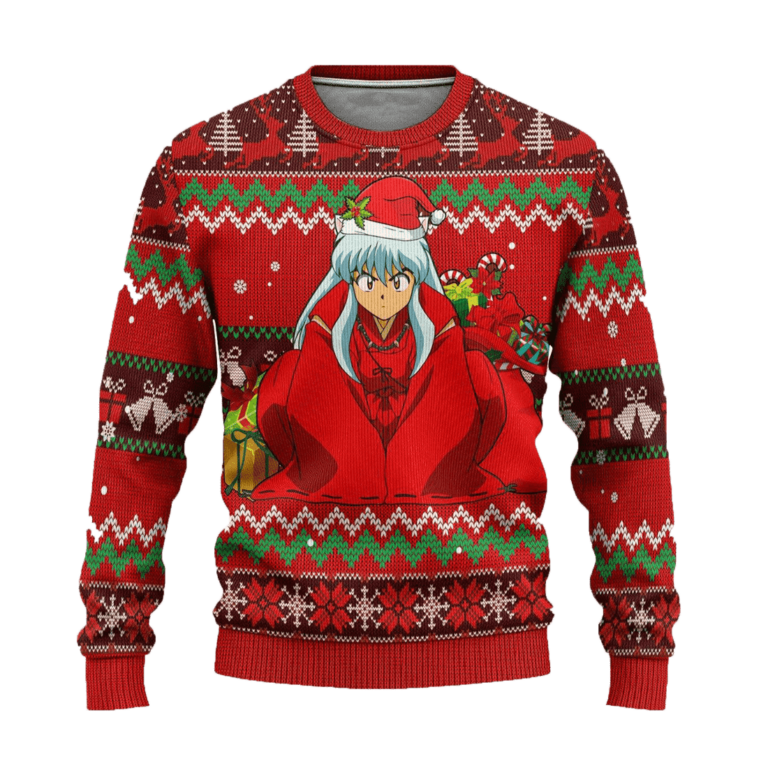 Inuyasha Ugly Christmas Sweatshirt Anime Xmas Gift