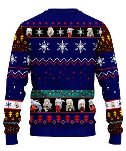 Inuyasha Ugly Christmas Sweatshirt Blue