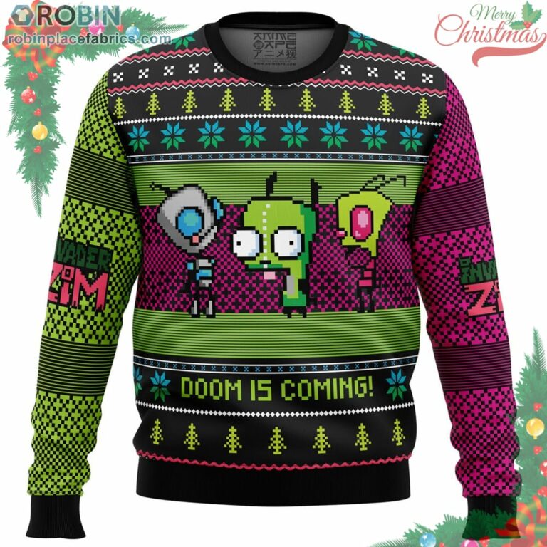 Invader Zim Ugly Christmas Sweater