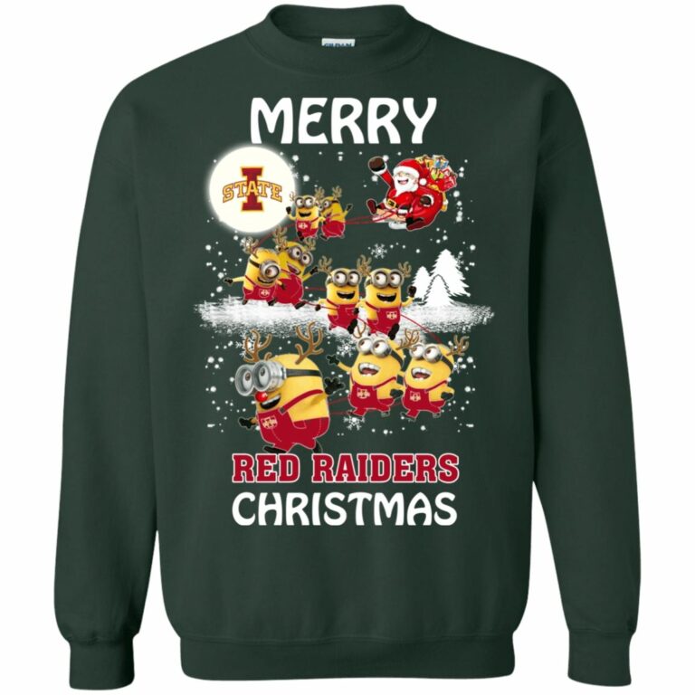 Iowa State Cyclones Minion Ugly Christmas Sweatshirt