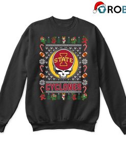 Iowa State Cyclones X Grateful Dead Christmas Ugly Sweatshirt