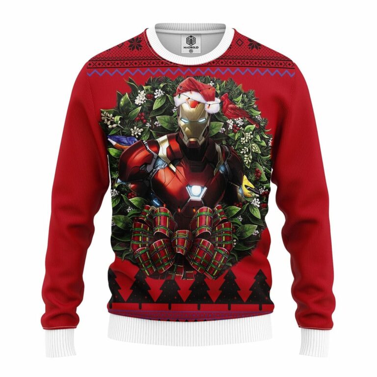 Iron Man Avengers Noel Mc Ugly Christmas Sweatshirt