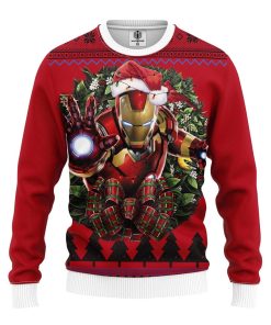 Iron Man Cartoon Noel Mc Ugly Christmas Sweatshirt