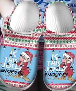 Is This Jolly Enough Grumpy Dwarf Classic Clog, Unisex Crocs Shoes