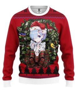 Isekai Rezero ???̥ Starting Life In Another World Anime Noel Mc Ugly Christmas Sweater