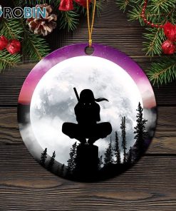 Itachi Moon Night Galaxy Ornament – Christmas Decorations Itachi Moon Night Galaxy Ornament – Christmas Decorations