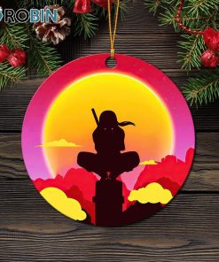Itachi Naruto Moon Night Galaxy Ornament – Christmas Decorations Itachi Naruto Moon Night Galaxy Ornament – Christmas Decorations