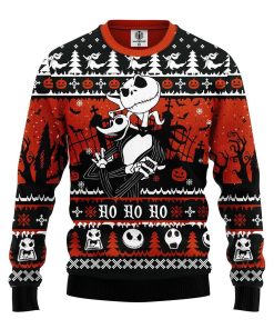 Jack And Zero Nightmare 2 Noel Ugly Christmas Sweatshirt Jack And Zero Nightmare 2 Noel Ugly Christmas Sweatshirt