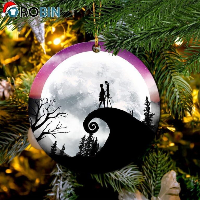 Jack Sally Moon Night Galaxy Ornament – Christmas Decorations
