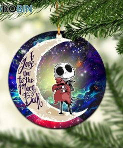 jack skellington nightmare before christmas love you to the moon galaxy circle ornament christmas decorations 1 mefxyo